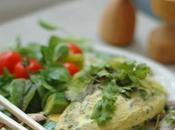 Trứng chay omelette vietnamienne