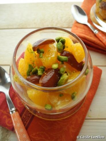 Recette bio : Salade épicée d'oranges & de dattes