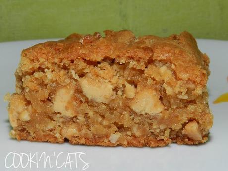 BLONDIES AUX CACAHUETES TRIPLE MENACE