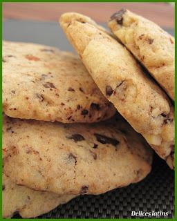 Cookies amandes et chocolat noir