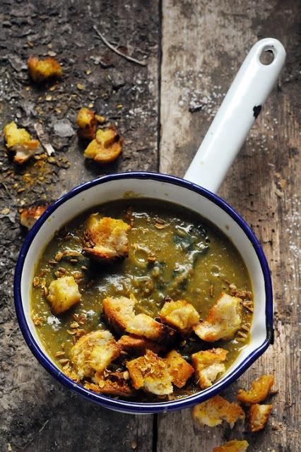 Mange ta soupe ! Soupe lentilles et épinard aux épices… Et si les box bouffe devenaient bio en 2013 ???