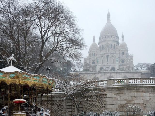 Montmartre sous la neige
