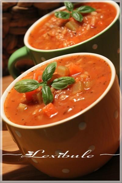 ~Soupe tomates et riz~