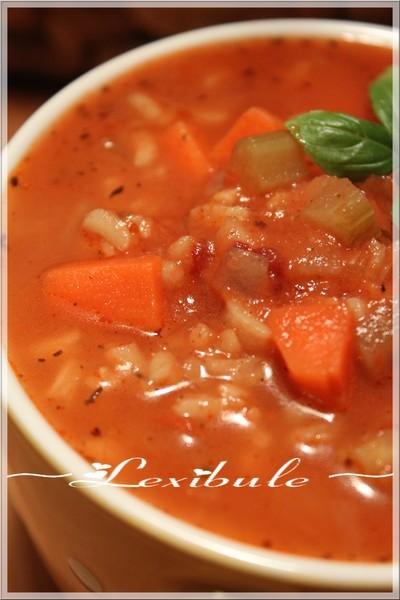 ~Soupe tomates et riz~