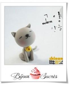 chat en pâte polymère