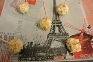 Sucettes de roquefort aux noix