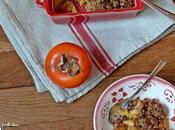 Crumble kakis pain d'épices