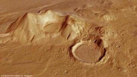 Perspective view of Reull Vallis