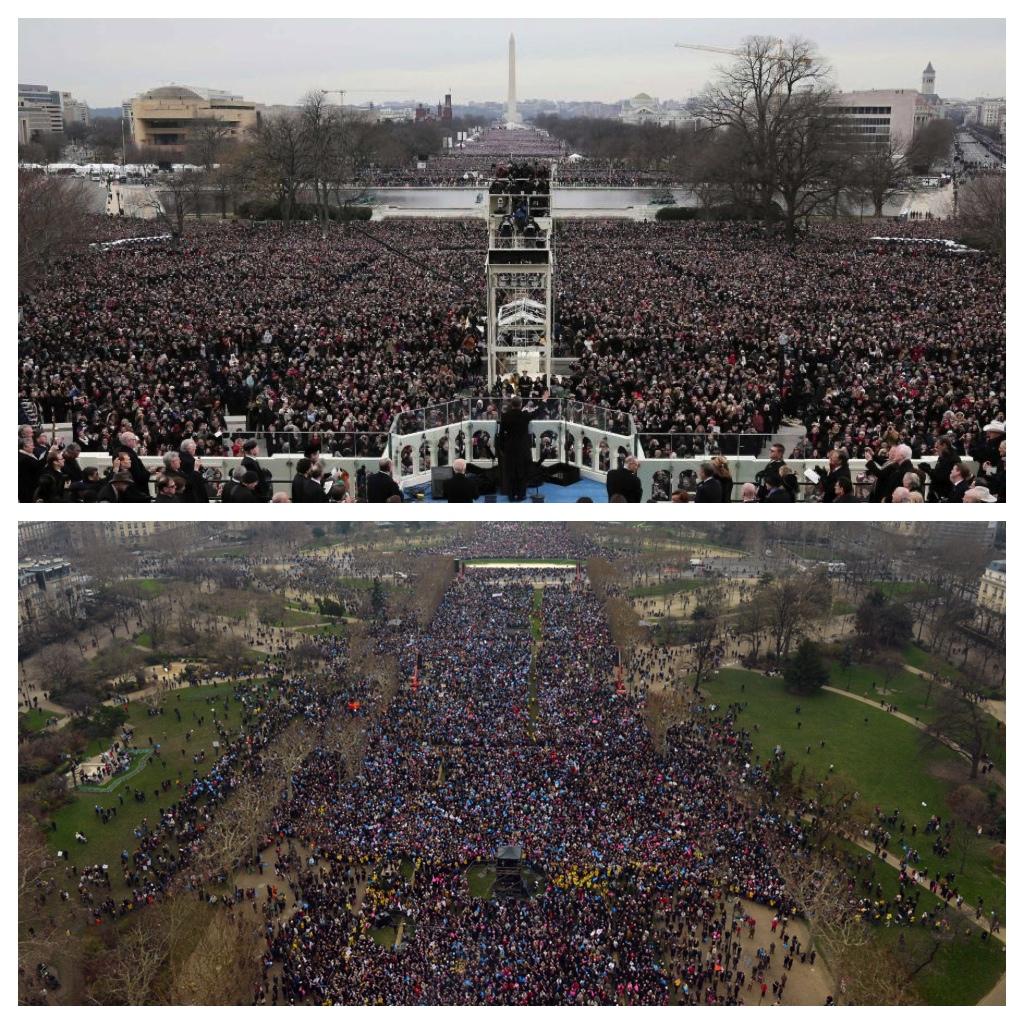 champs de mars vs investiture obama