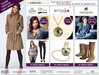 Selection shopping chez Zalando