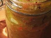 Sweet pickle relish maison (pour sauce hamburger)