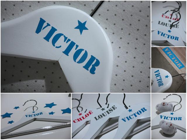 Cintres personnalisés chez Ma caisse à jouets