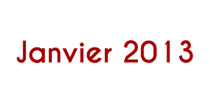 [Mes Coups de Coeur] Janvier 2013