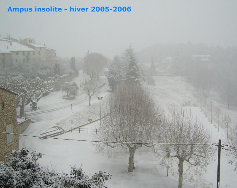 Neige à Ampus