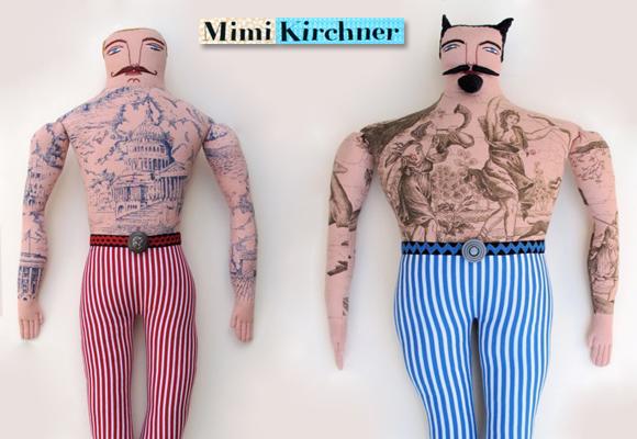 tattooed dolls by mimi kirchner