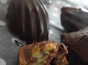 Mini madeleines marbre coque chocolat