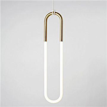 Rudi Single Loop Small Suspension Lamp, 2700 $