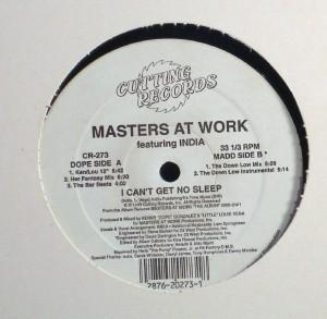 Masters At Work - I Can't Get No Sleep feat India [Cutting Records]