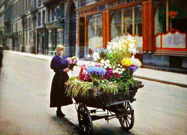 Rares photos couleurs du Paris 1900