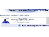 Page “Cartes heuristiques” site académique d’SVT Créteil