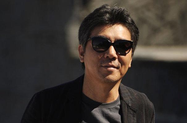 South Korean director Jee-Woon poses during a photoshoot in front of Zurriola beach to promote 