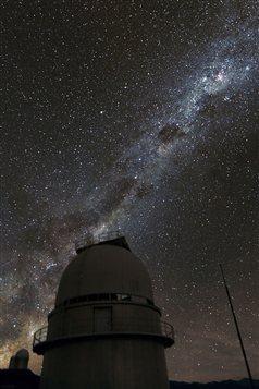 La Voie lactée, vue du site de l'observatoire de La Silla, au Chili
