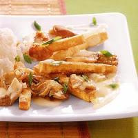 Bâtonnets de tofu aux pleurotes