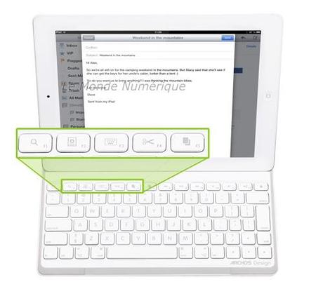 Archos Design lance une station d’accueil clavier protection pour l’iPad