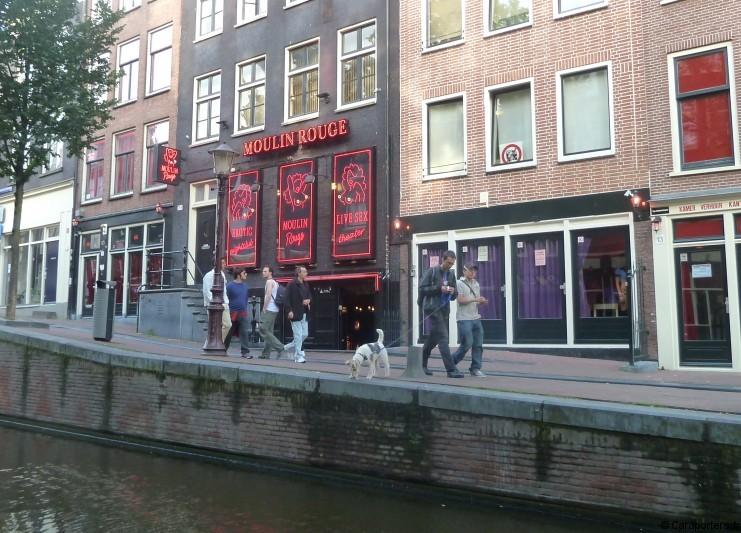 Quartier rouge d'Amsterdam