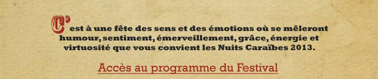 Nuits Caraïbes : Music Festival : Guadeloupe et Martinique