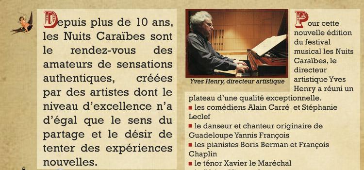 Nuits Caraïbes : Music Festival : Guadeloupe et Martinique