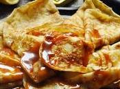 J'aime samedis tranquilles, crêpes légères caramel coulant… très coulant