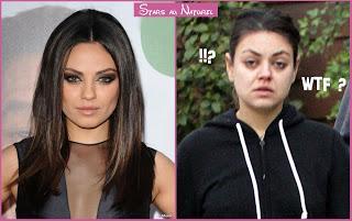Les stars au naturel