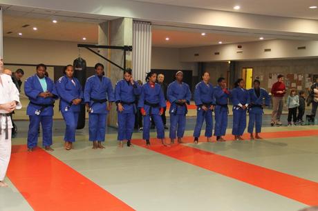 L'équipe nationale cubaine de judo aux Arèns de Metz