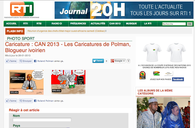 Caric-Actu sur RTI.ci-Les Aventures de Yoyo.com