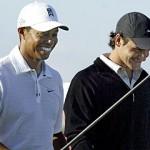 Tiger Woods et Roger Federer