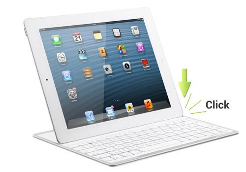 Une SmartCover clavier bluetooth pour iPad...