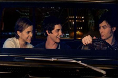Emma Watson, Logan Lerman et Ezra Miller