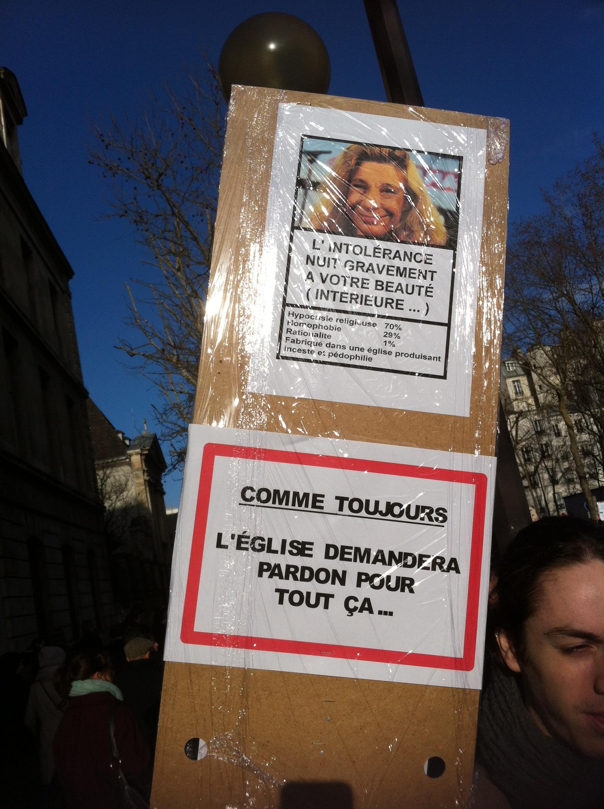 Manifestation Pro Mariage Gay 27 Janvier 2013