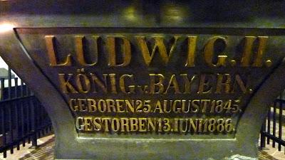 Le sarcophage de Louis II dans la crypte des Wittelsbach