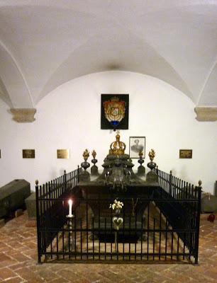Le sarcophage de Louis II dans la crypte des Wittelsbach