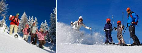 ski raquettes a neige