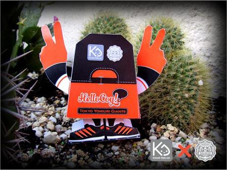 Papertoy HelloCoy! Tokyo Giants