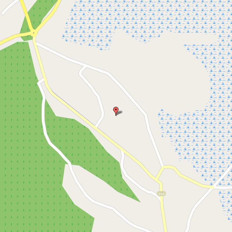 La plage de la Palmyre offre un paysage varié