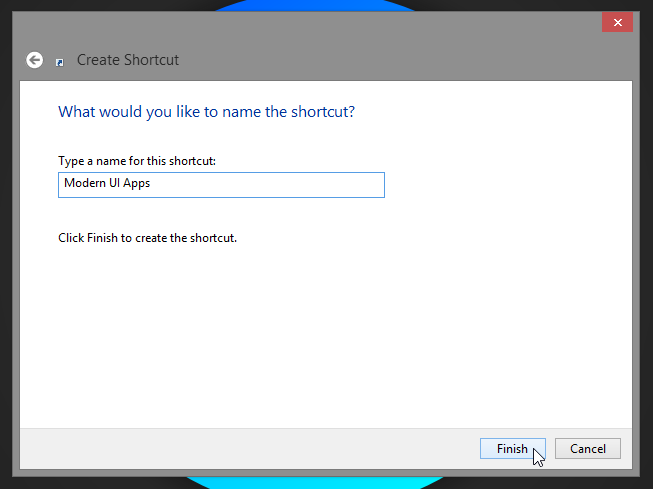 Create Shortcut Name