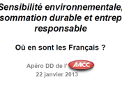 Apéro l’AACC Sensibilité environnementale, consommation responsable entreprise