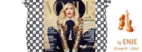 Gwen Stefani : Le jeu d'échecs en Vogue