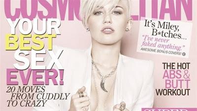 Pose sexy pour Miley Cyrus en couverture du Cosmopolitan américain