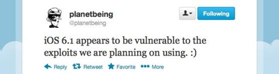 Jailbreak iPhone iOS 6.1 disponible dimanche...