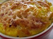 gratin chou /pommes/saucisse fumée comté